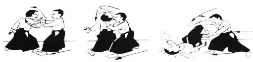 Ilustración de irimi nage