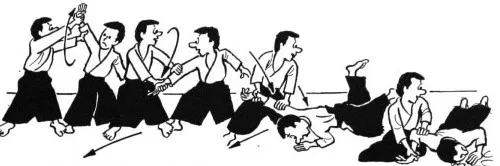 Ilustración de gokyo (ude nobashi)